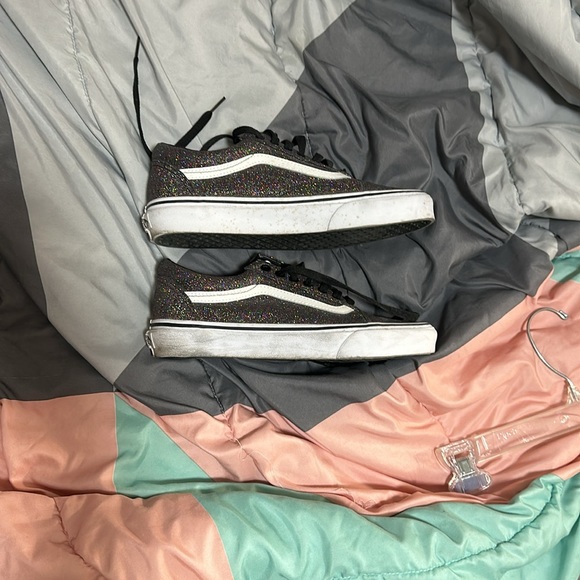 Vans Black Multi Glitter Old Skool - Picture 3 of 6